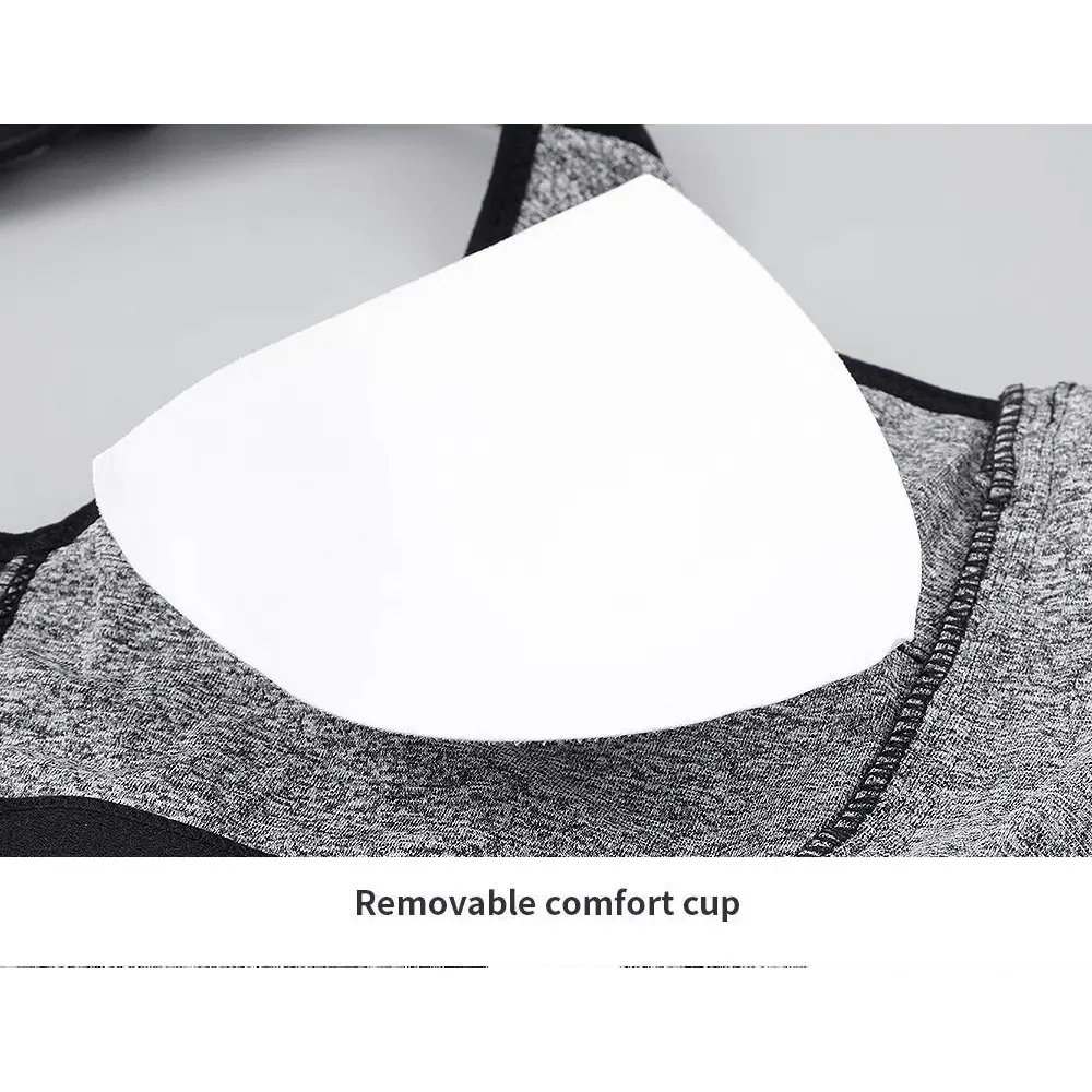 New Dazzling Sports Bra Crop Top Fitness Women Sportswear Feminine Workout Top Bras For Gym Female Underwear Running Push up Yoga Top