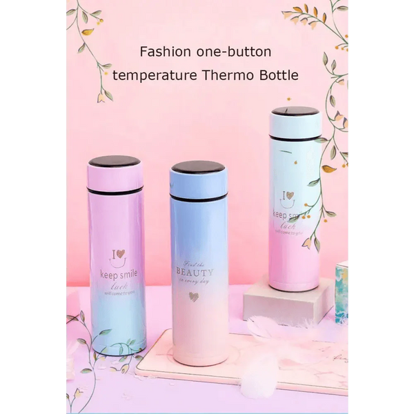 500ML Smart Thermos Water Bottle Led Digital Temperature Display Stainless Steel Coffee Thermal Mugs Intelligent Insulation Cups