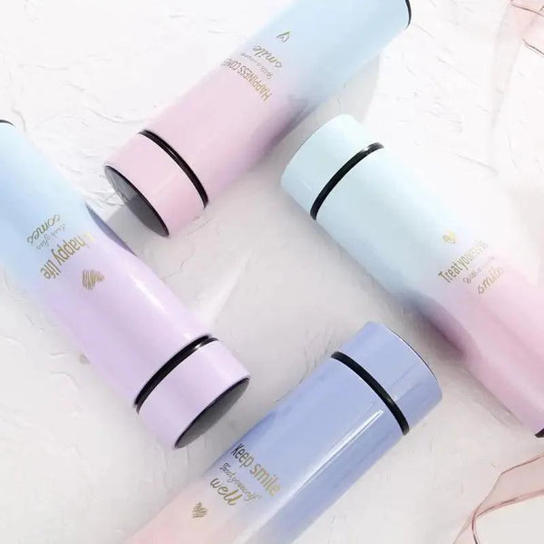 500ML Smart Thermos Water Bottle Led Digital Temperature Display Stainless Steel Coffee Thermal Mugs Intelligent Insulation Cups