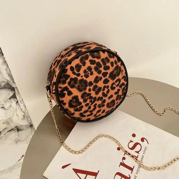 Small Circular Bag For Women And Girls Fashionable Single Shoulder Slung Mobile Phone Ladies Purse Women's Crossbody Messenger Gift Bags