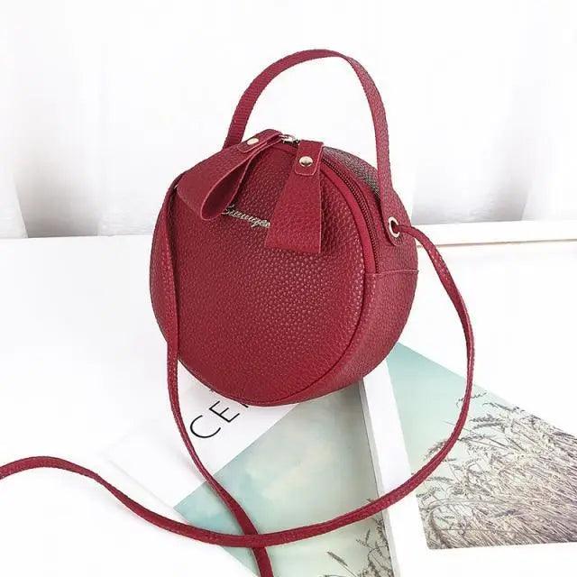 Small Circular Bag For Women And Girls Fashionable Single Shoulder Slung Mobile Phone Ladies Purse Women's Crossbody Messenger Gift Bags