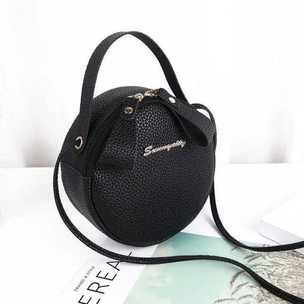 Small Circular Bag For Women And Girls Fashionable Single Shoulder Slung Mobile Phone Ladies Purse Women's Crossbody Messenger Gift Bags