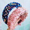 Sparkly Sequins Sponge Headbands Mermaid Knot Tie Head Bands for Women Daily Party Crown Turban Gorgeous Hair Accessories For Women