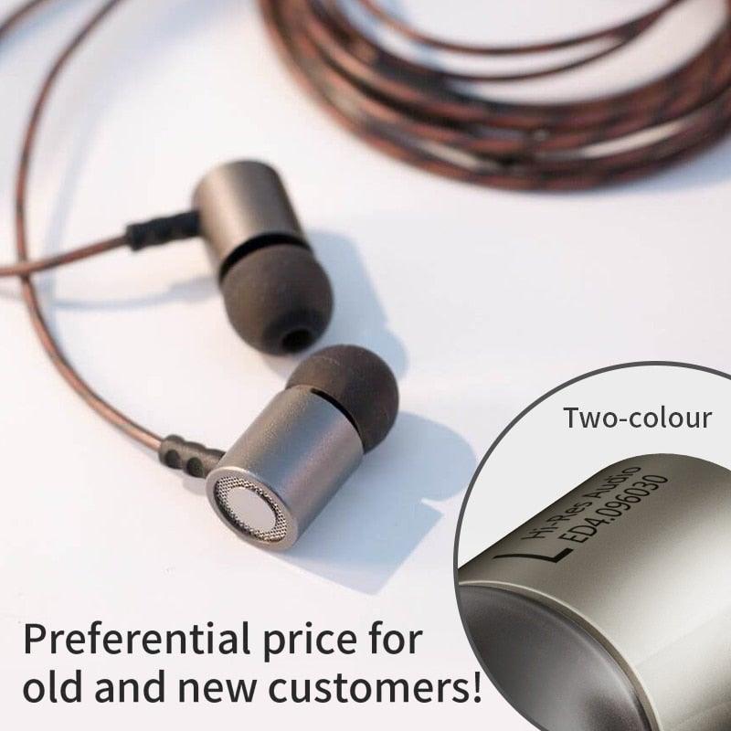 New Earbuds Wireless Soft in-Ear Sleep Earbuds KZ ED4 Metal Earphone Noise Isolating In-ear Music Earbuds with Microphone for Mobile Phone MP3 MP4 ,Wireless in-Ear Sleep Headsets for Snoring - Black
