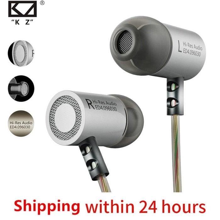 New Earbuds Wireless Soft in-Ear Sleep Earbuds KZ ED4 Metal Earphone Noise Isolating In-ear Music Earbuds with Microphone for Mobile Phone MP3 MP4 ,Wireless in-Ear Sleep Headsets for Snoring - Black