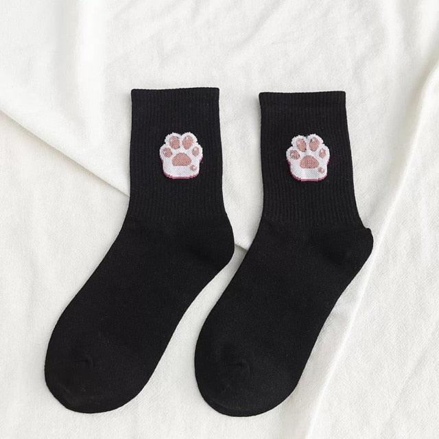 New Elegant Fruit Printed Breathable Cotton Socks Happy Funny Unisex Socks Candy Colors Harajuku Casual Cotton Crew Socks For Men And Women