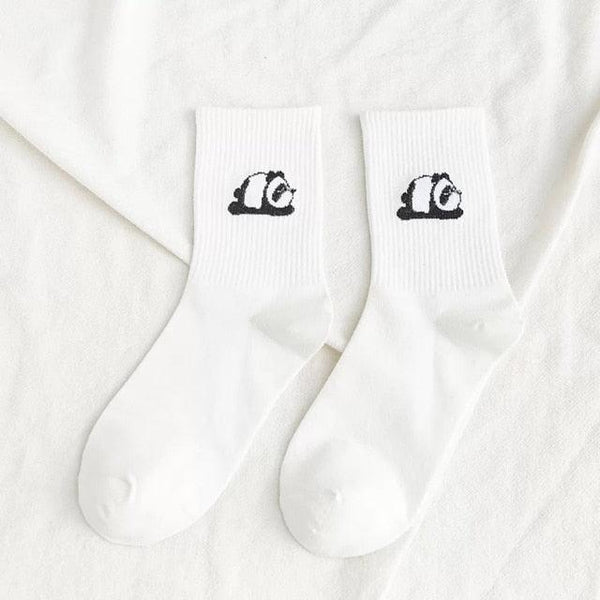 New Elegant Fruit Printed Breathable Cotton Socks Happy Funny Unisex Socks Candy Colors Harajuku Casual Cotton Crew Socks For Men And Women