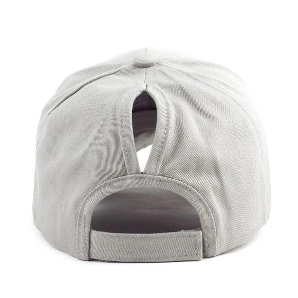 New Elegant Glitter Ponytail Baseball Caps Sequins Shining High Quality Fashionable Cap For Womens Messy Bun Adjustable Snapback Hip Hop Hat