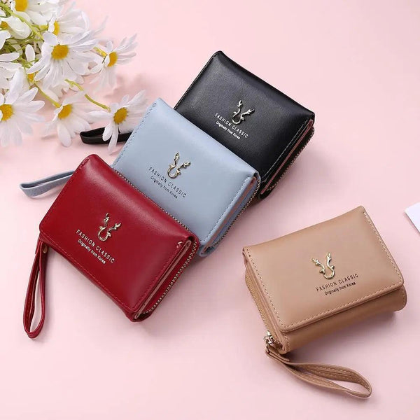 New Elegant Women's Wallet, Coin Purse For Woman And Girls Nice Card Holder Small Ladies Wallet Female Clutch