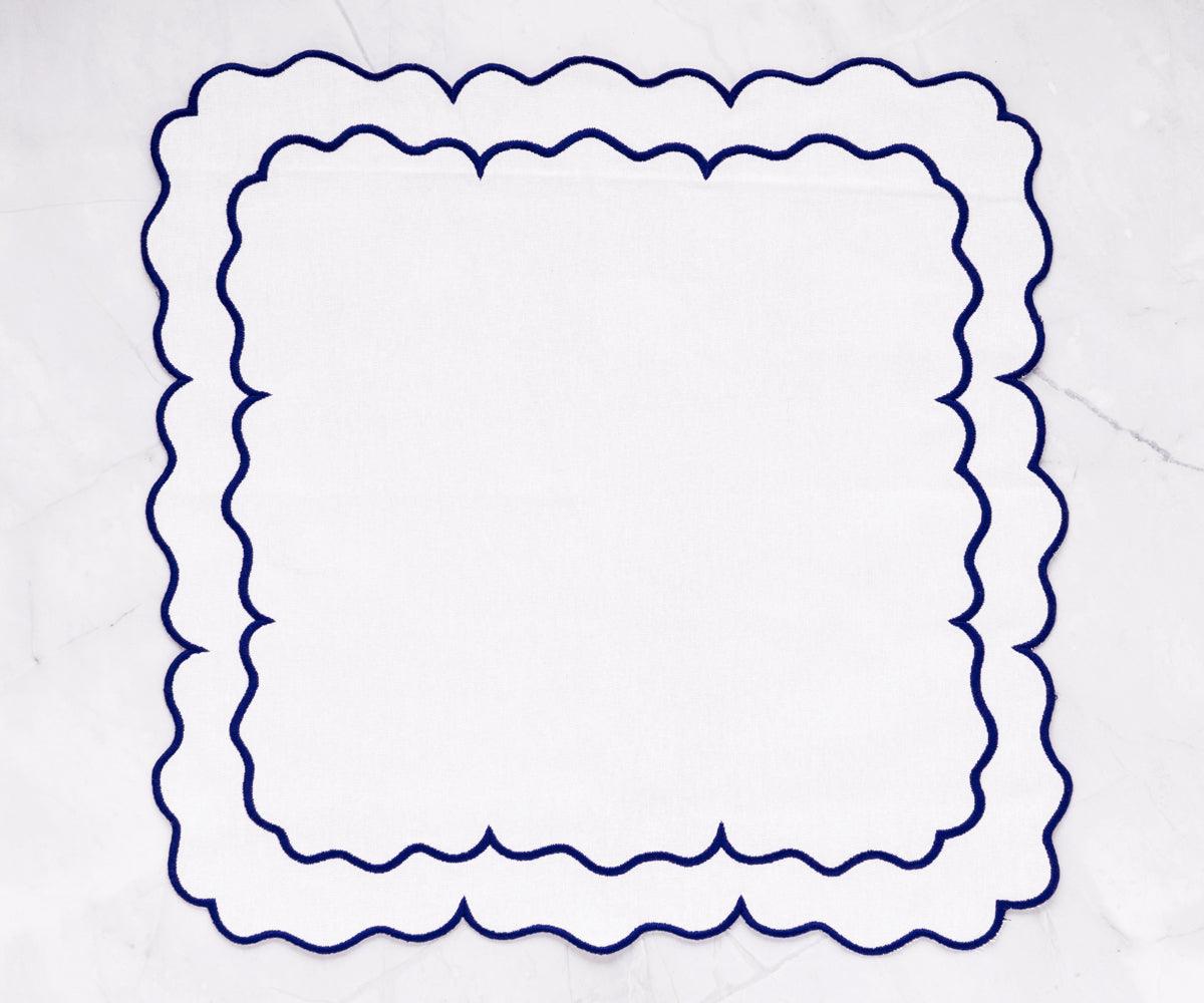 White Embroidered Napkins