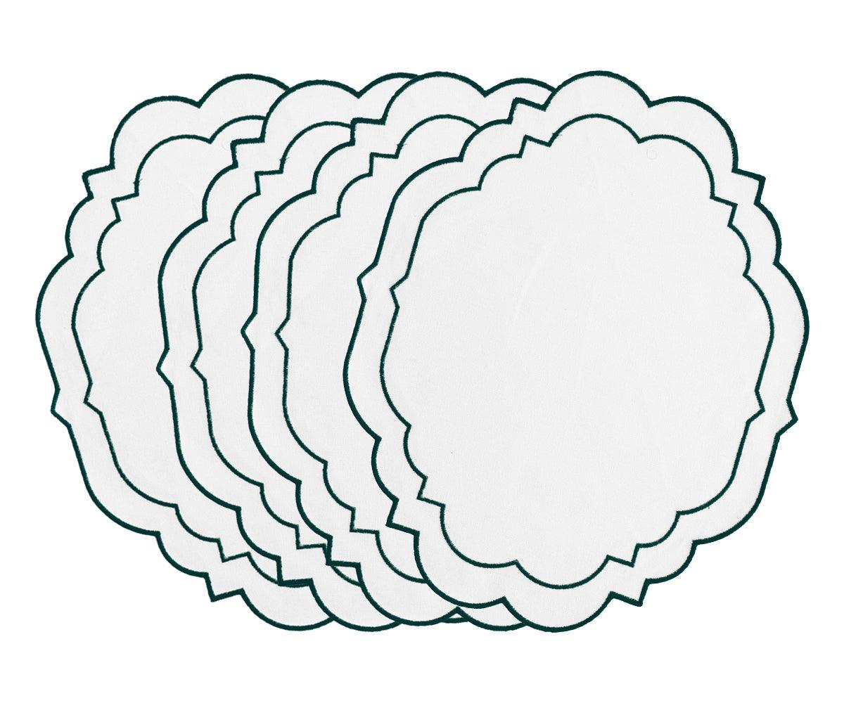 Oval Placemats Set of 4 - Cotton Placemats