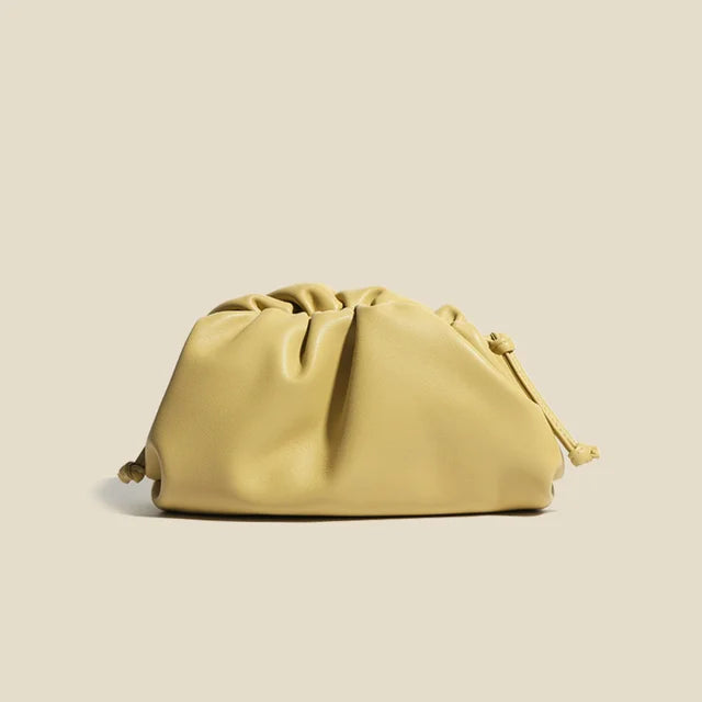 New Fashion Solid Color Headbag For Women Soft Leather Shoulder Crossbody Bag Female Travel Casual Bags