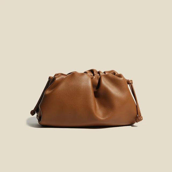 New Fashion Solid Color Headbag For Women Soft Leather Shoulder Crossbody Bag Female Travel Casual Bags