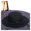 New Fashion Straw Hat Outdoor Leisure Sun Hat Women's Sun Hats UV Protection Large Wide Brim Hat Women Packable Sun Hat for Women Straw Hats Summer Beach Hat Ladies Wild Hats Straw Hat For Women - Black
