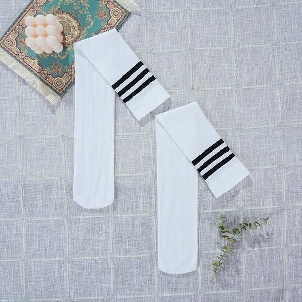 New Fashion Thigh High Stockings Solid Velvet Soft Flexible Over Knee Socks Tall Long Boot Stockings for Women