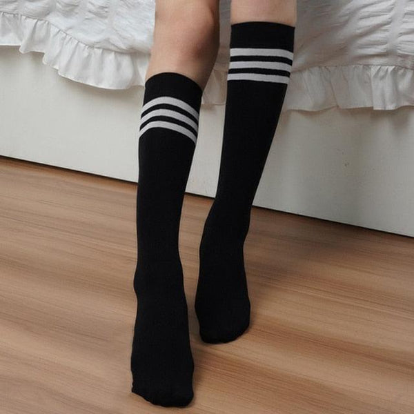 New Fashion Thigh High Stockings Solid Velvet Soft Flexible Over Knee Socks Tall Long Boot Stockings for Women