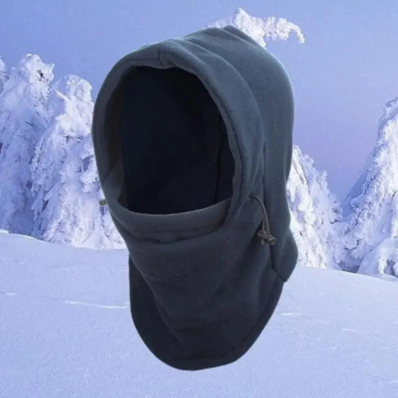 New Fashion Warm Cap Winter Men Women Hats Thermal Fleece Hat Hooded Neck Warmer Hiking Scarves