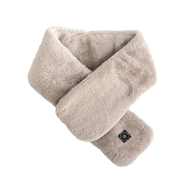 New Fashion Winter USB Heated Scarf Unisex Neck Warmer Neckerchief Winter Rechargeable Heating Elegant Scarf Neck Heating Pad Lightweight Shawl To Keep Your Neck Warm Shawl For Women