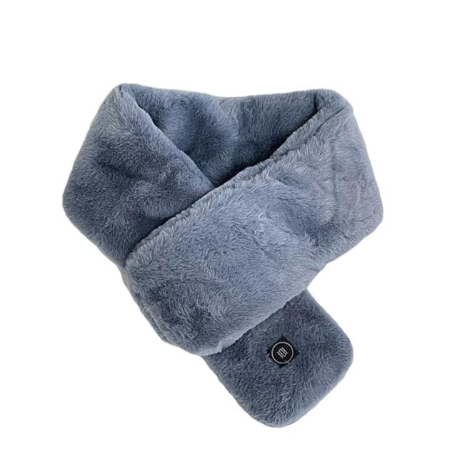 New Fashion Winter USB Heated Scarf Unisex Neck Warmer Neckerchief Winter Rechargeable Heating Elegant Scarf Neck Heating Pad Lightweight Shawl To Keep Your Neck Warm Shawl For Women