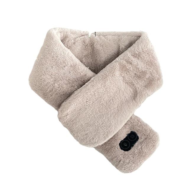 New Fashion Winter USB Heated Scarf Unisex Neck Warmer Neckerchief Winter Rechargeable Heating Elegant Scarf Neck Heating Pad Lightweight Shawl To Keep Your Neck Warm Shawl For Women