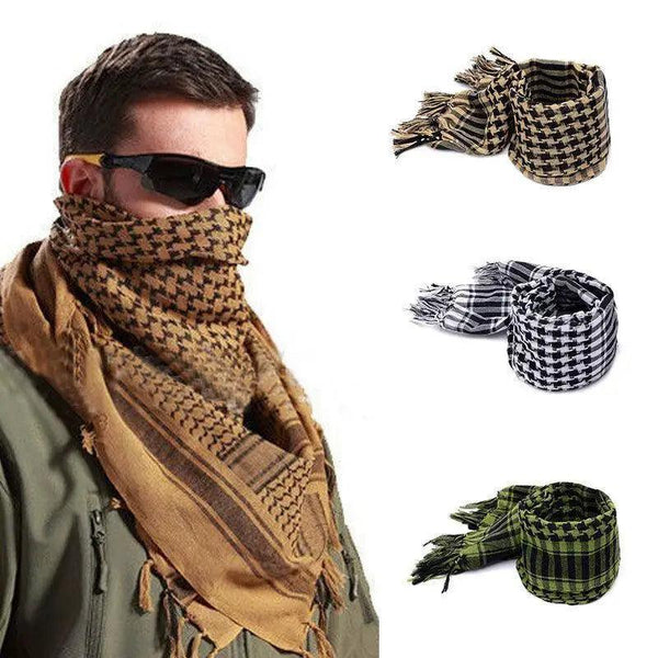 New Fashionable Men's Lightweight Square Outdoor Shawl Military Arab Tactical Desert Army Scarf