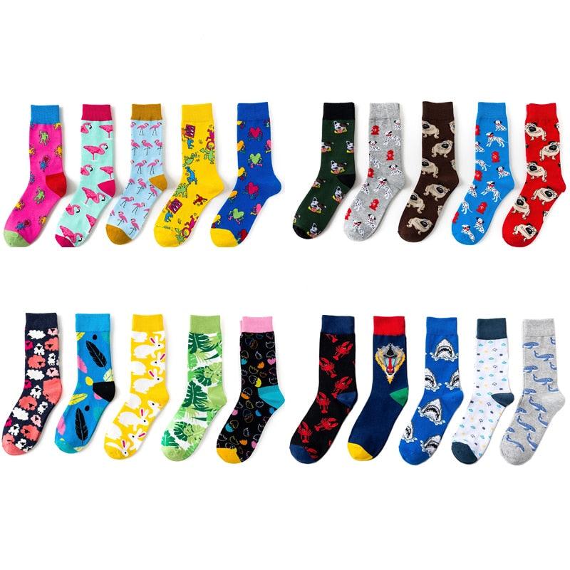 New Funny Women Fashion Harajuku Colorful Socks Cute Art Egg Series Personality Cotton Female socks Novelty Cotton Socks For Men And Women