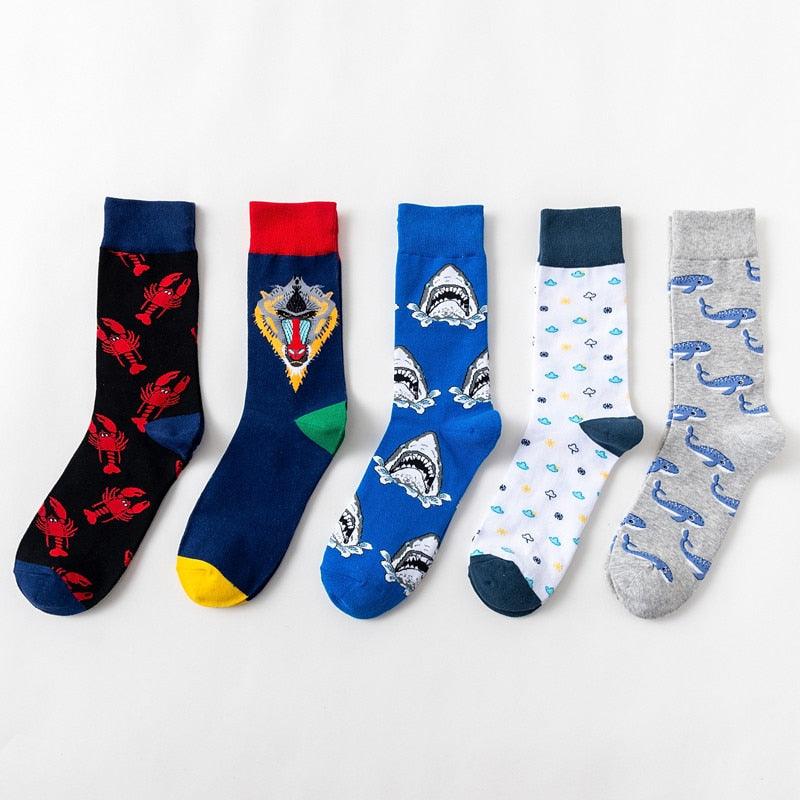 New Funny Women Fashion Harajuku Colorful Socks Cute Art Egg Series Personality Cotton Female socks Novelty Cotton Socks For Men And Women