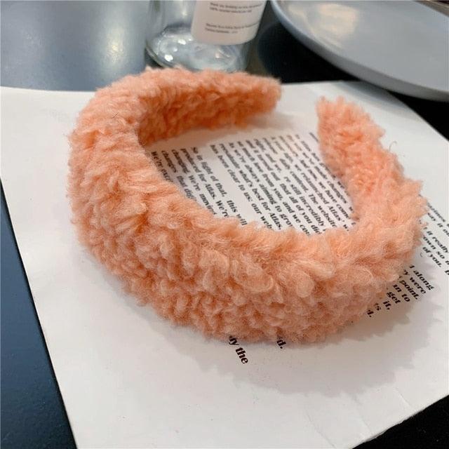 New Gils Cute Plush Bear Rabbit Ears Headband Autumn Winter Head Hoop Cartoon Girls Kid Hairband Headdress Gorgeous Hair Accessories For Women