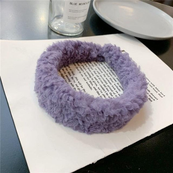 New Gils Cute Plush Bear Rabbit Ears Headband Autumn Winter Head Hoop Cartoon Girls Kid Hairband Headdress Gorgeous Hair Accessories For Women