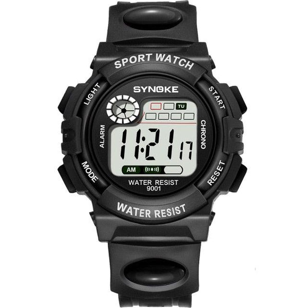 New Girls Boys Watch Waterproof 50M Electronic Watches Luminous Dial Fashion Sports Waterproof Casual Electronic Analog Quartz 7 Colorful Led Watches With Alarm Stopwatch Silicone Band Luminous Wristatches