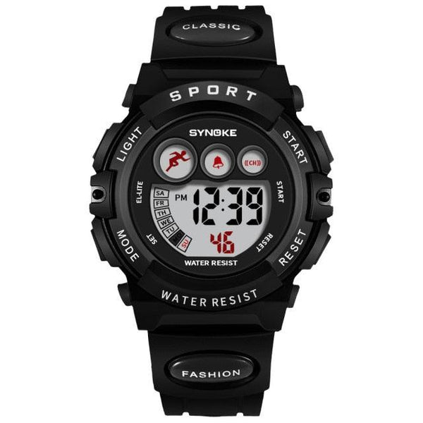 New Girls Boys Watch Waterproof 50M Electronic Watches Luminous Dial Fashion Sports Waterproof Casual Electronic Analog Quartz 7 Colorful Led Watches With Alarm Stopwatch Silicone Band Luminous Wristatches
