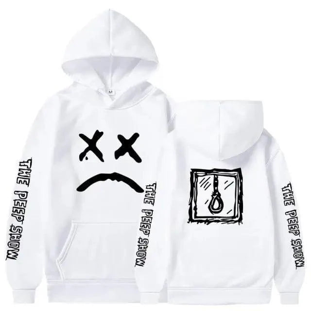 New Happy Cool Smiling Face Print Winter Fashion Couple Pullover Streetwear Sweatshirts Cute Aesthetic Print Classic Hoodies For Men Women Unisex Durable Comfortable Hoodies