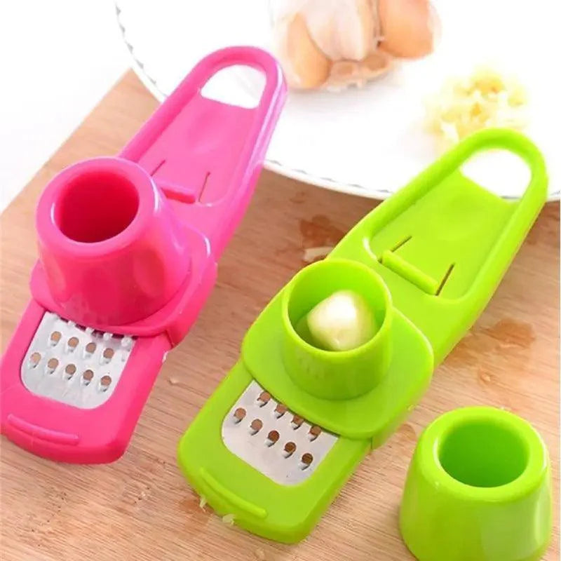New Incredible 1Pcs Stainless Garlic Press Household Manual Garlic Press Device Kitchen Press Squeezer Ginger Garlic Tools Kitchen Accessories