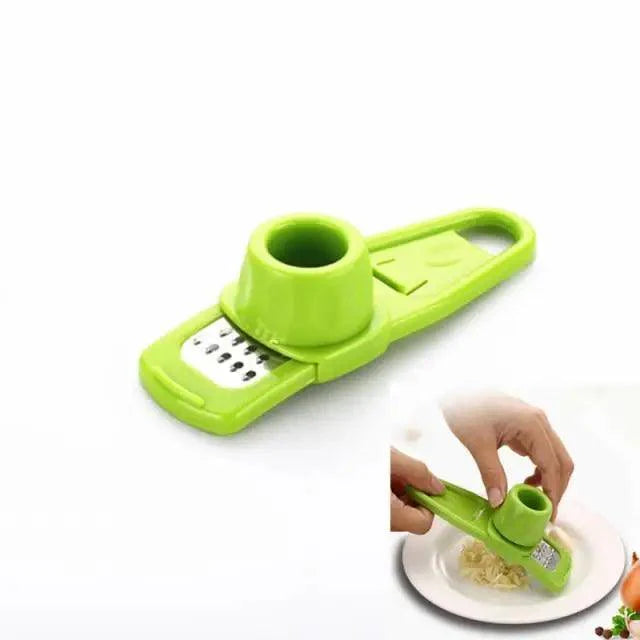 New Incredible 1Pcs Stainless Garlic Press Household Manual Garlic Press Device Kitchen Press Squeezer Ginger Garlic Tools Kitchen Accessories
