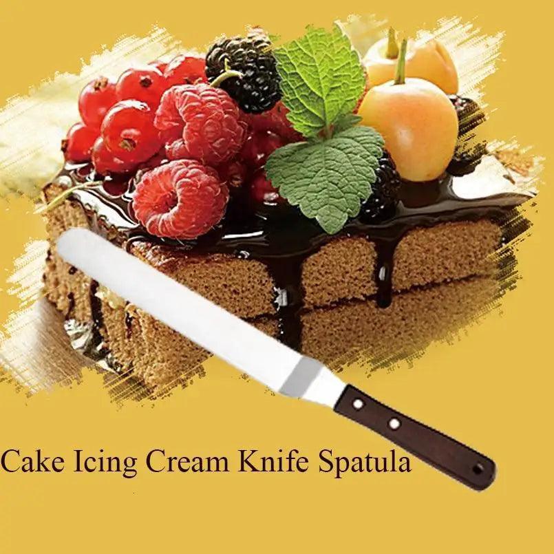 New Incredible 4/6/8/10 Inch Stainless Steel Cake Spatula Butter Cream Icing Frosting Knife Smoother Kitchen Pastry Cake Decoration Tools