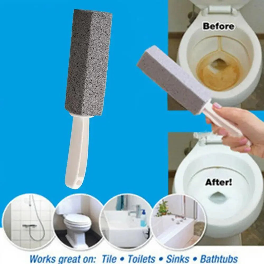 New Incredible Portable Pumice Stone Water Toilet Cleaner Brush Wand Tile Sinks Bathtubs 360 Degrees Cleaning Tool Bathroom Gadgets