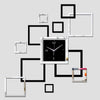 New Large Wall Clock Modern Design Acrylic Mirror Quartz Watch Stickers Clocks Home Decoration Watch Wall Clock Quartz Acrylic Mirror Stickers Home Decor 3D Clocks