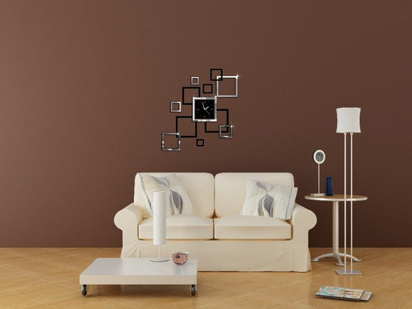 New Large Wall Clock Modern Design Acrylic Mirror Quartz Watch Stickers Clocks Home Decoration Watch Wall Clock Quartz Acrylic Mirror Stickers Home Decor 3D Clocks