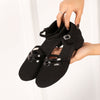 New Latin dance shoes for women with soft soles low heels and indoor fur soles