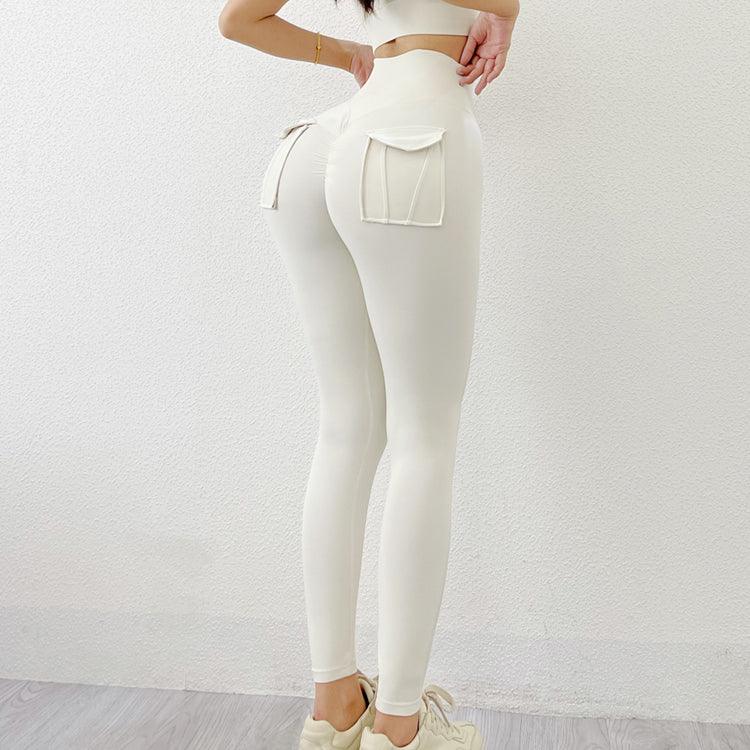 New Leggings Women's Pants Sport Yoga Pants Tight High Waist Elastic Women's Pocket Legging Women's High Waist Yoga Pants Tummy Control Slimming Bottom Leggings Workout Running Pants Stevvex