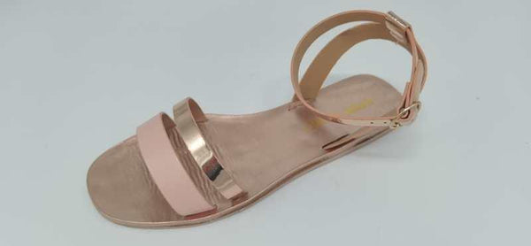 New Leopard Summer Women Sandals Strap Fashion Woman Beach Shoes Buckle Flat Heels Open Toe Platform Outdoor Sandals Flat Casual Strappy Ankle Strap Flat Sandals