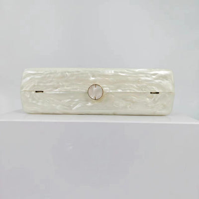 New luggage with acrylic personality, cute, simple, sweet, wedding banquet bag, one shoulder diagonal cross, fashionable woman