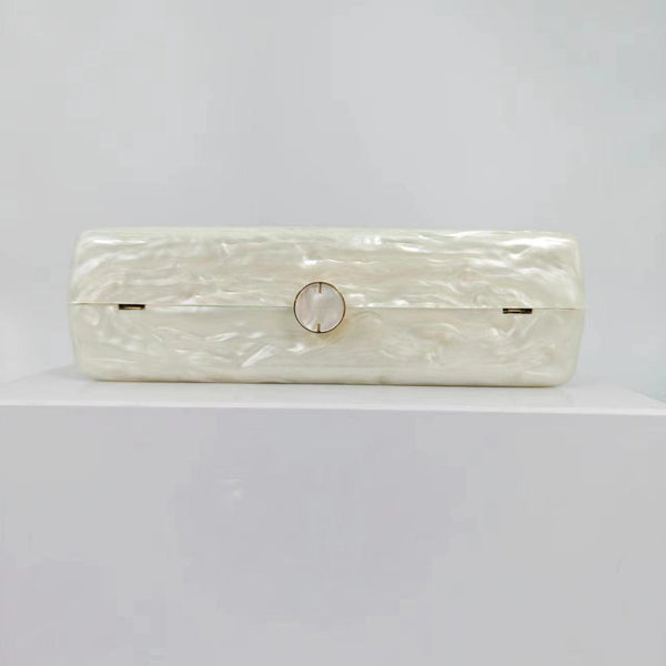 New luggage with acrylic personality, cute, simple, sweet, wedding banquet bag, one shoulder diagonal cross, fashionable woman