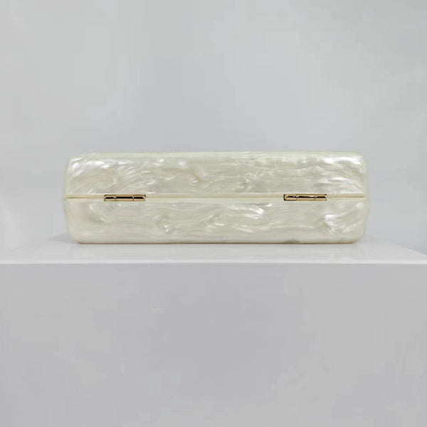 New luggage with acrylic personality, cute, simple, sweet, wedding banquet bag, one shoulder diagonal cross, fashionable woman