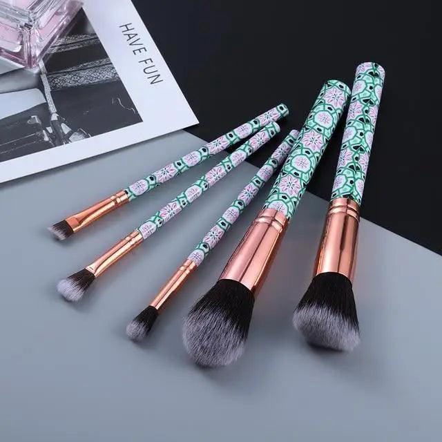 New Luxurious 12/8/5pcs Eye Lip Makeup Brushes Set Eyebrow Comb Eyelash Sponge Eyeshadow Silicone Face Mask Edge Control Brush Cosmetics