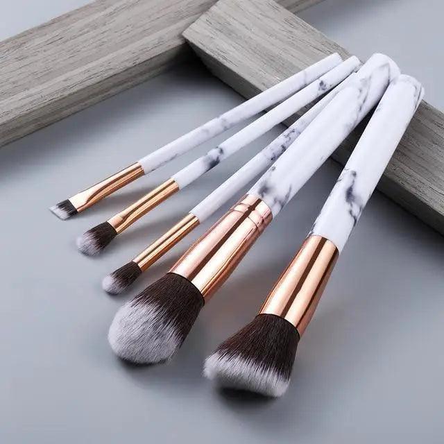 New Luxurious 12/8/5pcs Eye Lip Makeup Brushes Set Eyebrow Comb Eyelash Sponge Eyeshadow Silicone Face Mask Edge Control Brush Cosmetics