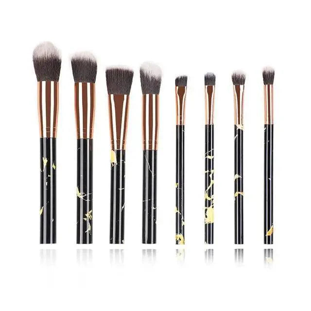 New Luxurious 12/8/5pcs Eye Lip Makeup Brushes Set Eyebrow Comb Eyelash Sponge Eyeshadow Silicone Face Mask Edge Control Brush Cosmetics