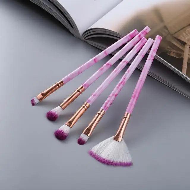 New Luxurious 12/8/5pcs Eye Lip Makeup Brushes Set Eyebrow Comb Eyelash Sponge Eyeshadow Silicone Face Mask Edge Control Brush Cosmetics
