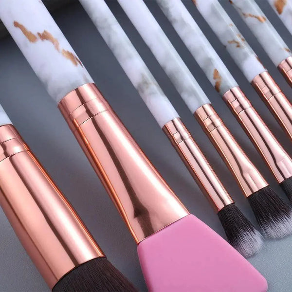 New Luxurious 12/8/5pcs Eye Lip Makeup Brushes Set Eyebrow Comb Eyelash Sponge Eyeshadow Silicone Face Mask Edge Control Brush Cosmetics