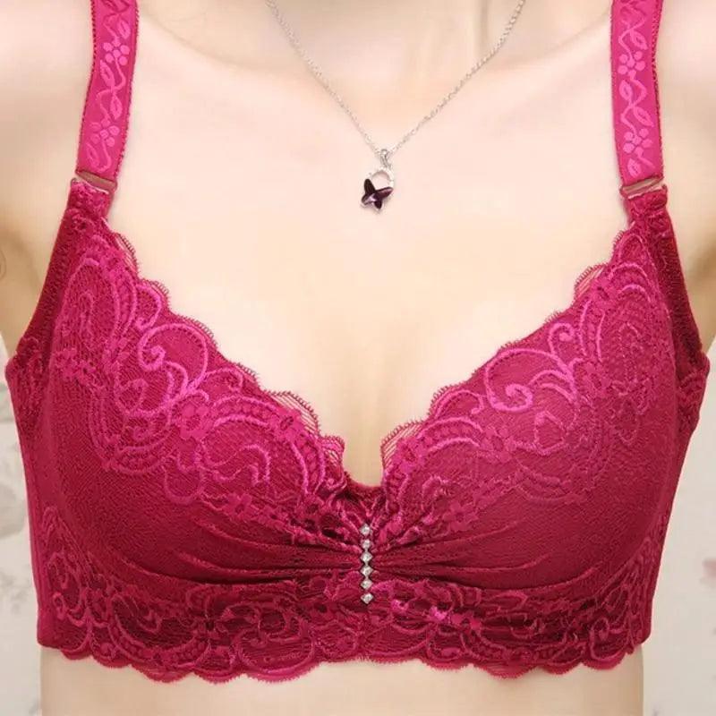 New Luxury Bras for Women's Bra Plus Big Large Size Super Push Up Bralette Lace Intimates Sexy Undrwear For Females